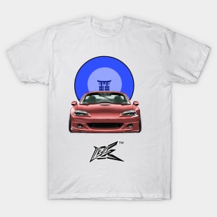 MAZDA MIATA NB STANCED PINK CHROME T-Shirt